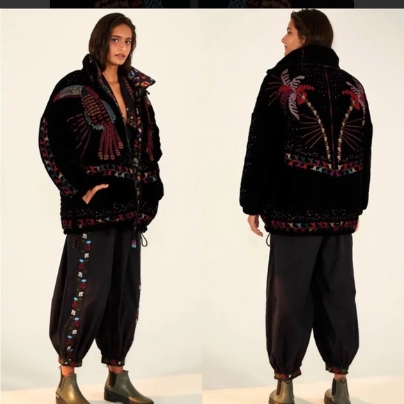 FARM Rio Multicolor Embroidered Jacket - Picture 2 of 10